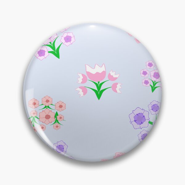 Item preview, Sweet Pastel Pink Purple and Coral Flower Bouquet Pattern Set designed and sold by Ei-Ei.