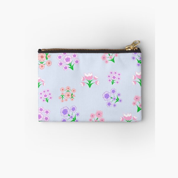 Item preview, Sweet Pastel Pink Purple and Coral Flower Bouquet Pattern Set designed and sold by Ei-Ei.