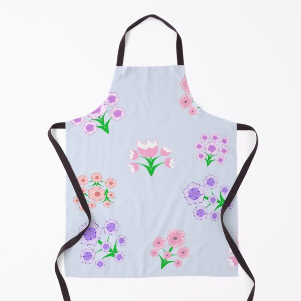 Item preview, Sweet Pastel Pink Purple and Coral Flower Bouquet Pattern Set designed and sold by Ei-Ei.