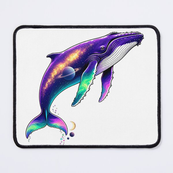 Item preview, Cosmic Humpback Whale Galaxy Art Design designed and sold by Shop of Wonders.
