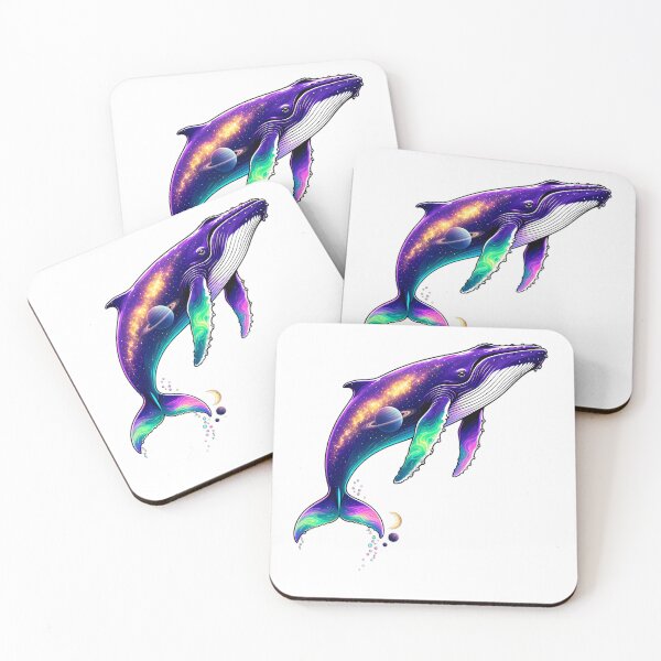 Item preview, Cosmic Humpback Whale Galaxy Art Design designed and sold by Shop of Wonders.