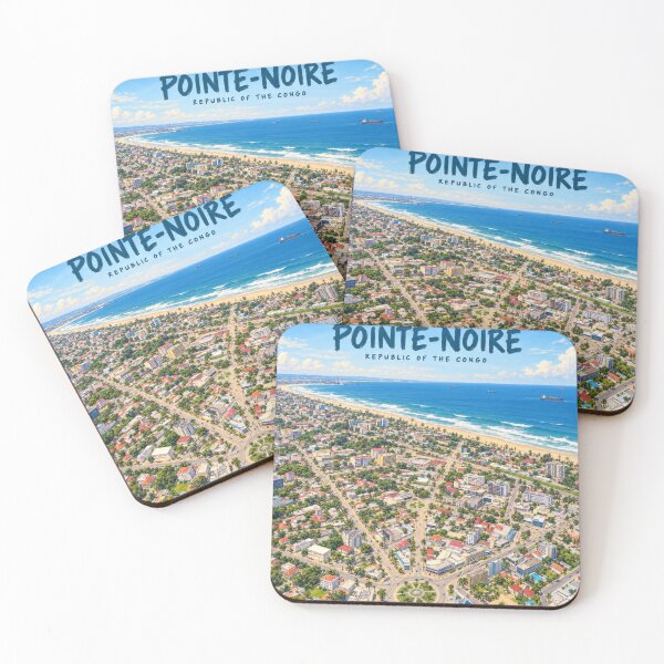Item preview, Pointe-Noire Painterly Congolese Coastal Impression designed and sold by MichaeIRellov.