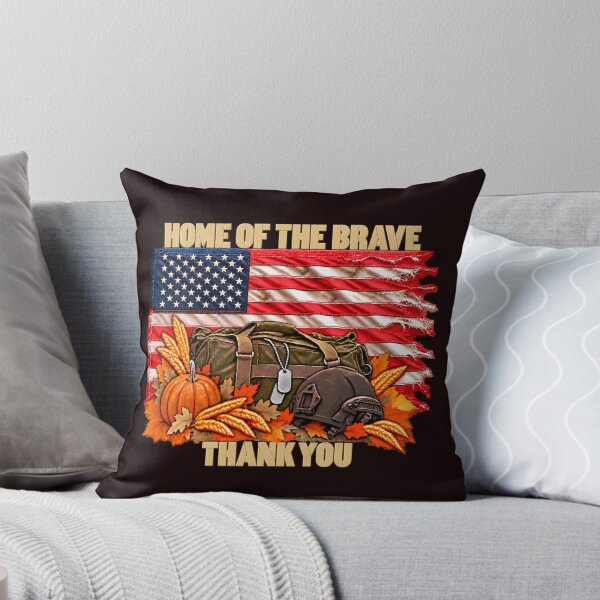 Item preview, Thanksgiving Home of the Brave Thank You designed and sold by JJShirtz.