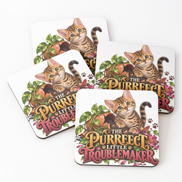 Item preview, THE PURRFECT LITTLE TROUBLEMAKER CAT DESIGN designed and sold by STEVANOV1C.