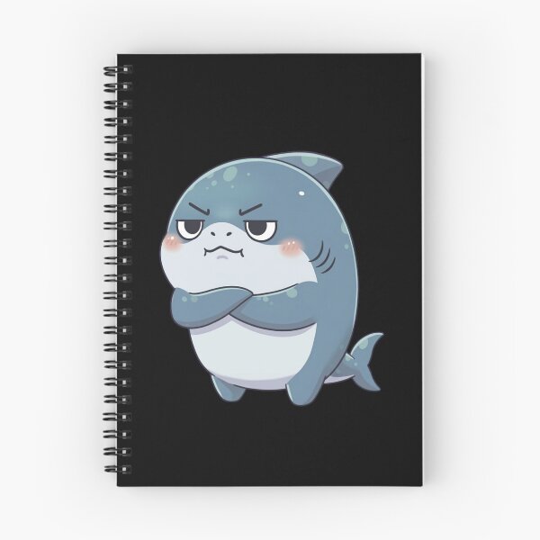 Item preview, Cute Unfriendly Shark designed and sold by Nature's Chibis.