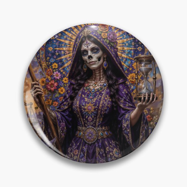 Item preview, The purple aspect of Santa Muerte designed and sold by AliceWhiteDF.