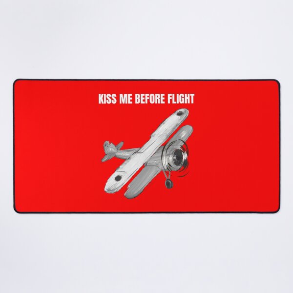 Item preview, Kiss Me Before Flight, Funny Gifts For Aviation designed and sold by MIKI-Fighter.