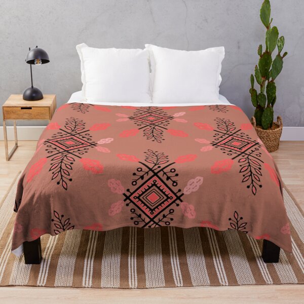 Item preview, Geometric Floral Mandala Pattern terracotta designed and sold by Macramellennias.