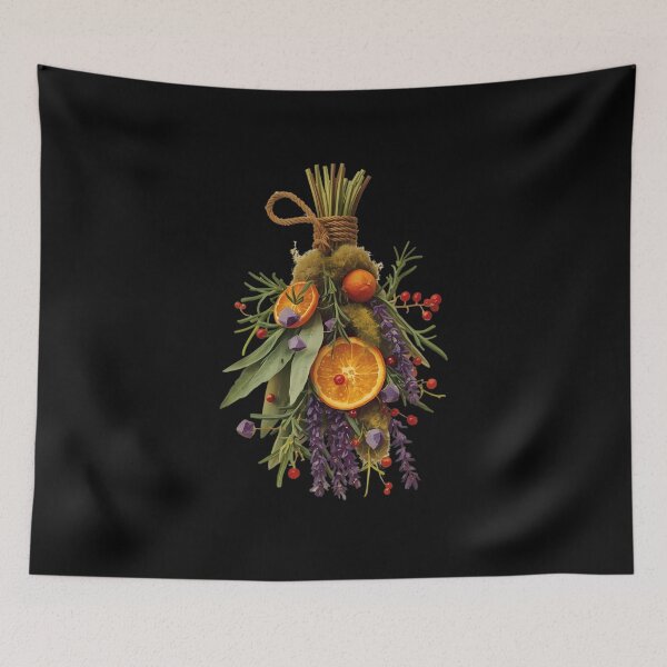 Item preview, Witch Kitchen Dried Herb Bundle Crystals Dark Cottagecore designed and sold by Youram.
