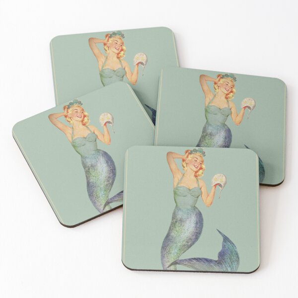 Item preview, The green mermaid designed and sold by LetsCollage.