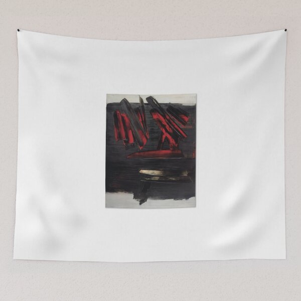 Item preview, Pierre Soulages art - Pierre Soulages artist - Pierre Soulages painting - Pierre Soulages abstract art - Pierre Soulages black painting designed and sold by Rohyadalim.