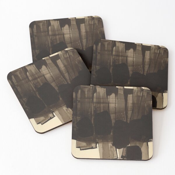 Item preview, Pierre Soulages art - Pierre Soulages artist - Pierre Soulages painting - Pierre Soulages abstract art - Pierre Soulages black painting designed and sold by Rohyadalim.