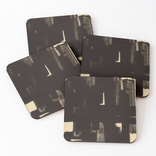 Item preview, Pierre Soulages art - Pierre Soulages artist - Pierre Soulages painting - Pierre Soulages abstract art - Pierre Soulages black painting designed and sold by Rohyadalim.