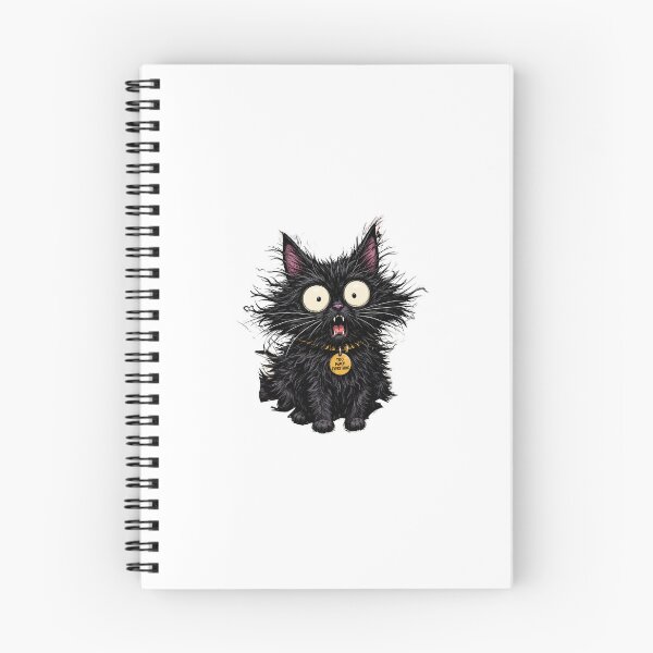 Item preview, Funny Overstimulated Black Cat Caffeine Chaotic Energy Mental Health designed and sold by CoolCrazyChaos.