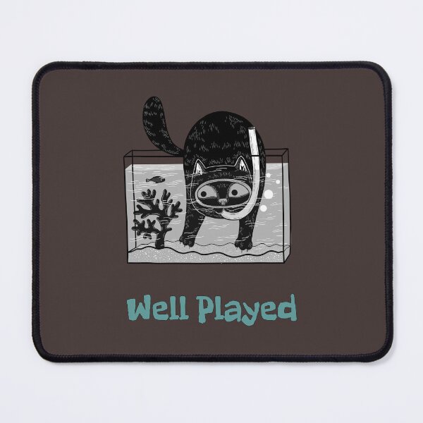 Item preview, Well Played | Clever Cat Humor | Reaction Cats designed and sold by ContigoART.
