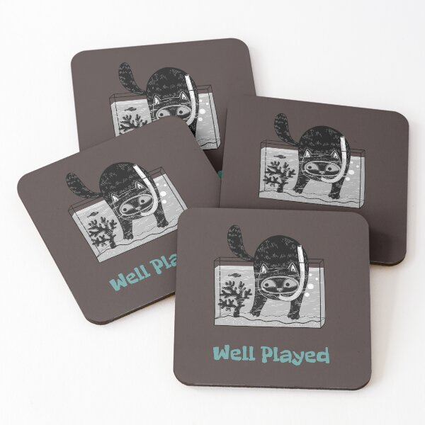 Item preview, Well Played | Clever Cat Humor | Reaction Cats designed and sold by ContigoART.