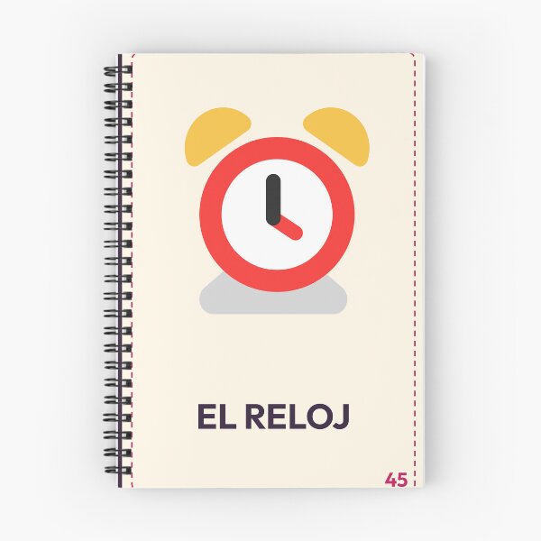 Item preview, El Reloj Lotería Card · The Clock · Mexican Loteria No. 45 designed and sold by EdicionesSastal.