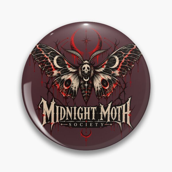 Item preview, Midnight Moth Society – Gothic Death Moth Dark Horror Aesthetic designed and sold by 1DreamerShop.
