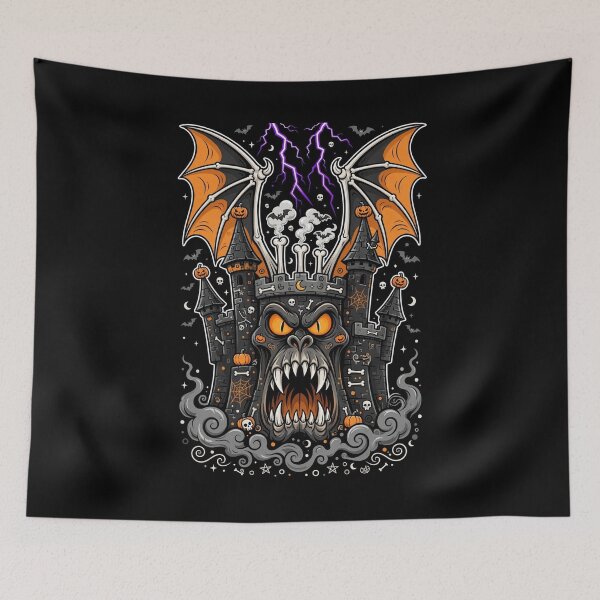 Item preview, Castle Batwing — The Fortress That Hunts designed and sold by DibujandoPorfa.