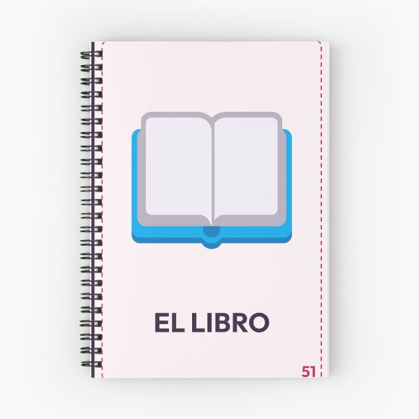 Aperçu de l'œuvre Carte El Libro Lotería · Le Livre · Loteria Mexicaine No. 51 créée et vendue par EdicionesSastal.