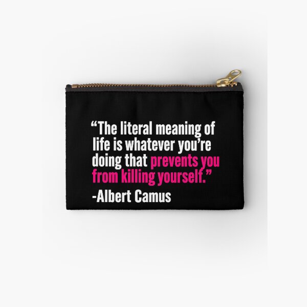 Item preview, Albert Camus Quote | The Meaning of Life | Existential Philosophy designed and sold by bisha.