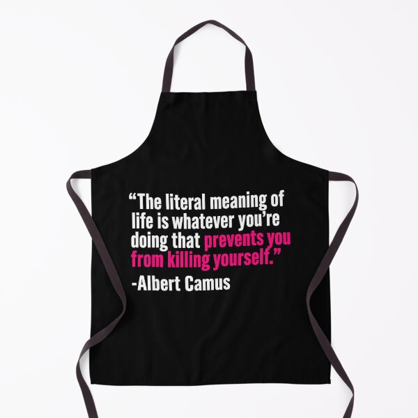 Item preview, Albert Camus Quote | The Meaning of Life | Existential Philosophy designed and sold by bisha.
