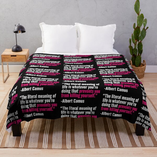 Item preview, Albert Camus Quote | The Meaning of Life | Existential Philosophy designed and sold by bisha.