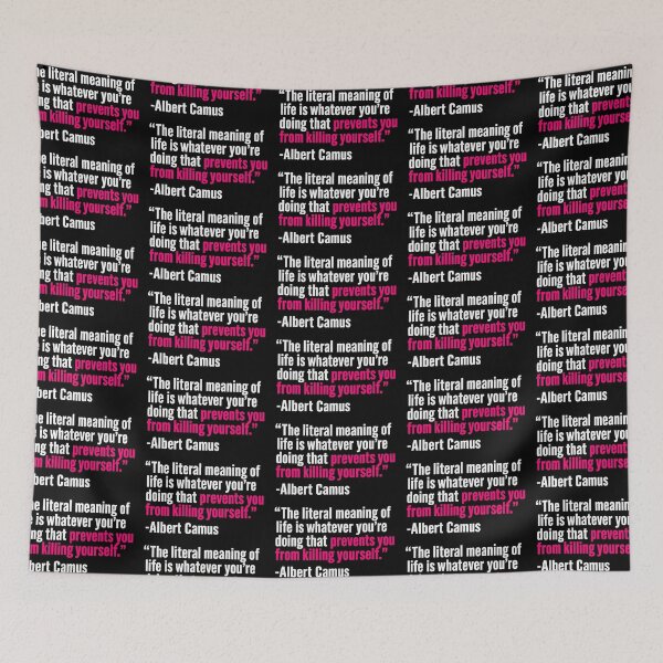 Item preview, Albert Camus Quote | The Meaning of Life | Existential Philosophy designed and sold by bisha.