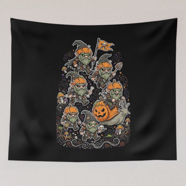 Item preview,  The Zombie Gnome Battalion — Lawn of the Living Dead designed and sold by DibujandoPorfa.