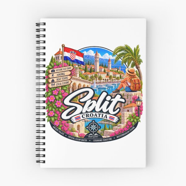 Item preview, Split Croatia – Historic Port Adriatic Coast & Hiking Adventures designed and sold by Wandervogel123.
