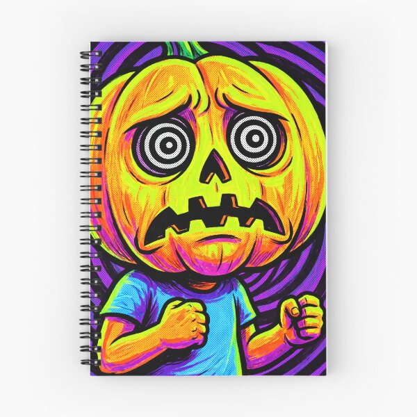 Item preview, Creepy Cute Pumpkin Head Boy – Scared Pumpkin Face designed and sold by QQQueen.