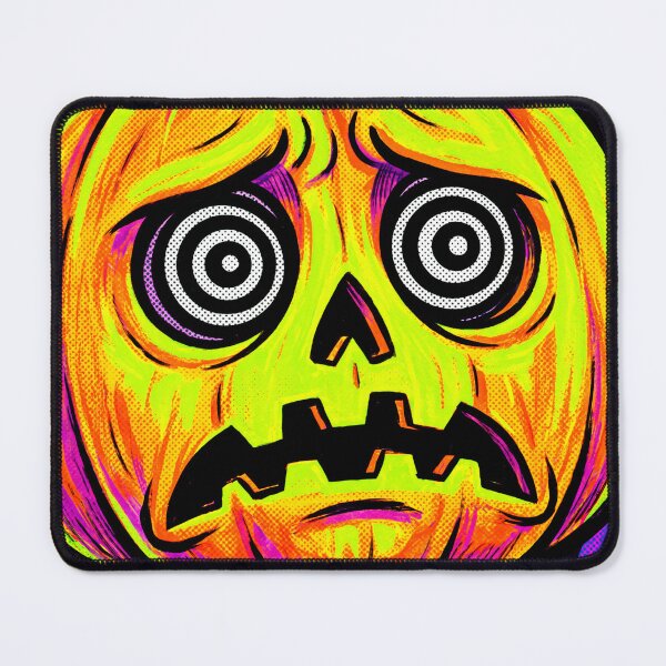 Item preview, Creepy Cute Pumpkin Head Boy – Scared Pumpkin Face designed and sold by QQQueen.