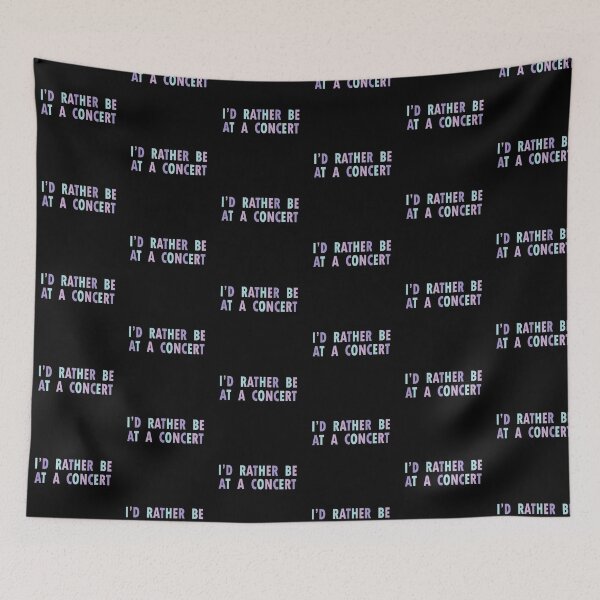 Item preview, I'd rather be at a concert designed and sold by PaulaPatata.