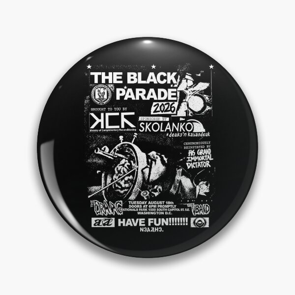 Item preview, Black Parade Emo Rock Washington DC designed and sold by Nekoojimeo.