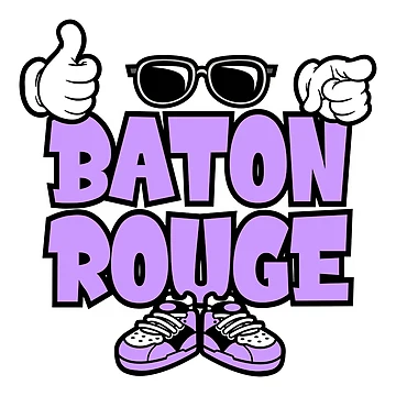 Artwork thumbnail, BATON ROUGE Graffiti Retro Lettering by NFTWords