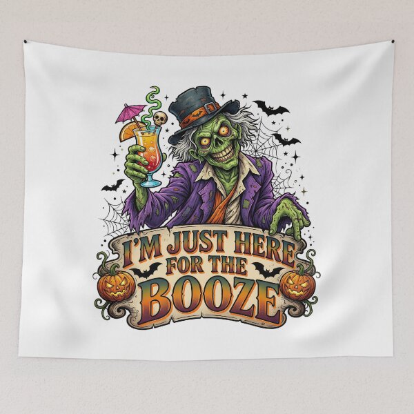 Item preview, I’m Just Here For The Booze designed and sold by VelvetRoom.