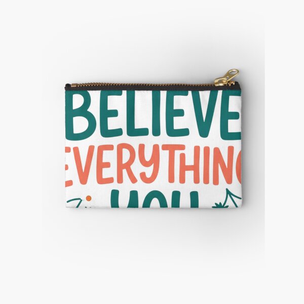 Item preview, Don't Believe Everything You Think Positive Mental Health Strawberry Aesthetic designed and sold by YOUNG DREAM STORE.