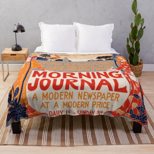 Item preview, Morning Journal Newspaper Belle Epoque Advertisement designed and sold by artofuniverse.