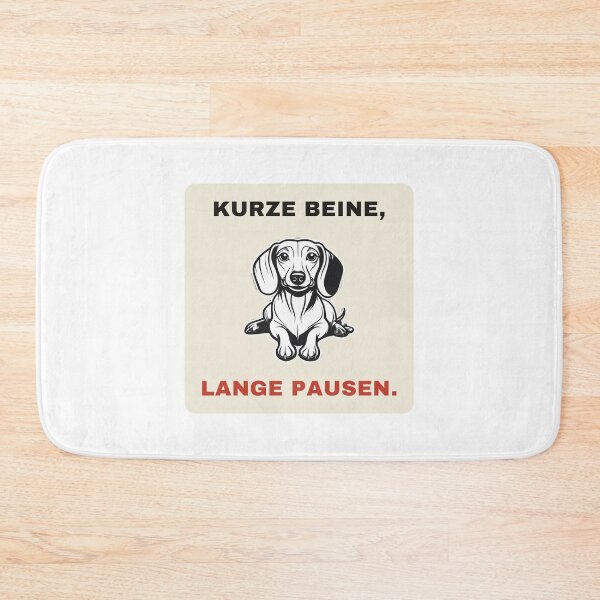 Item preview, Short legs, long breaks – Dachshunds | Humorous design designed and sold by Glowfy.