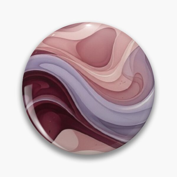 Item preview, Abstract Fluid Art in Burgundy and Dusty Rose – Modern Organic Shape designed and sold by EverMuse_0_0.