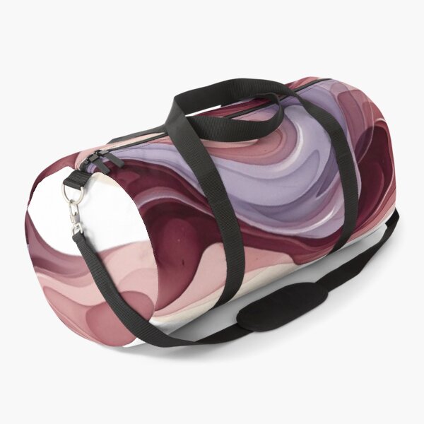 Item preview, Abstract Fluid Art in Burgundy and Dusty Rose – Modern Organic Shape designed and sold by EverMuse_0_0.
