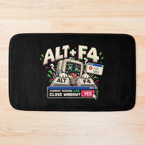 Item preview, Alt F4 – Current Session Life Retro Computer Humor designed and sold by Mad Factory Designs.