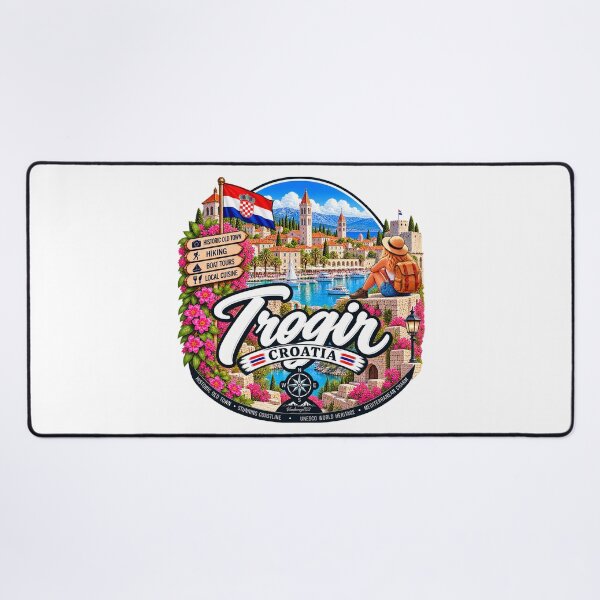 Item preview, Trogir Croatia – UNESCO Old Town, Adriatic Coast & Hiking Adventures designed and sold by Wandervogel123.