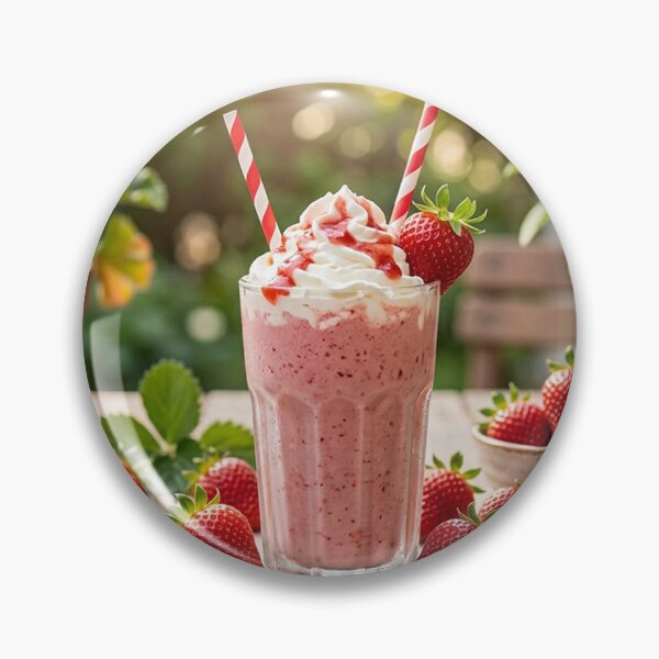 Item preview, Beverages – strawberry milkshake designed and sold by snoWorkshop.