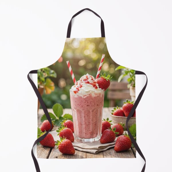 Item preview, Beverages – strawberry milkshake designed and sold by snoWorkshop.