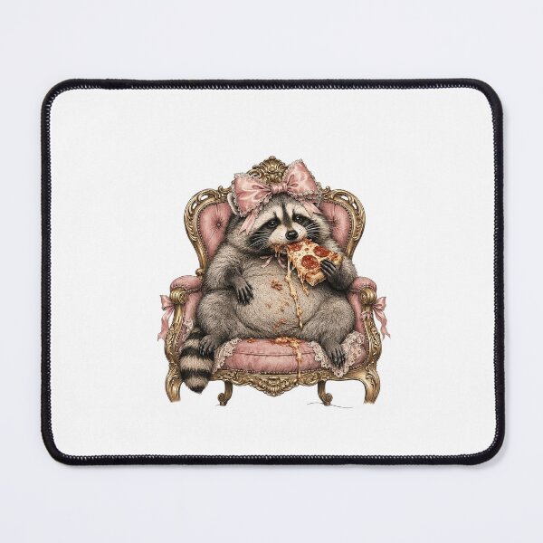 Item preview, Funny Raccoon Feral But Fancy Coquette Trashcore designed and sold by CoolCrazyChaos.
