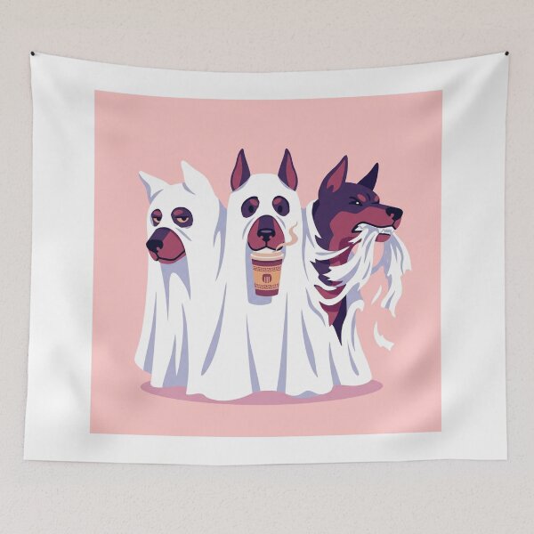 Item preview, Cerberus Halloween Ghost Costume Funny Mythology Art  designed and sold by codex antique.