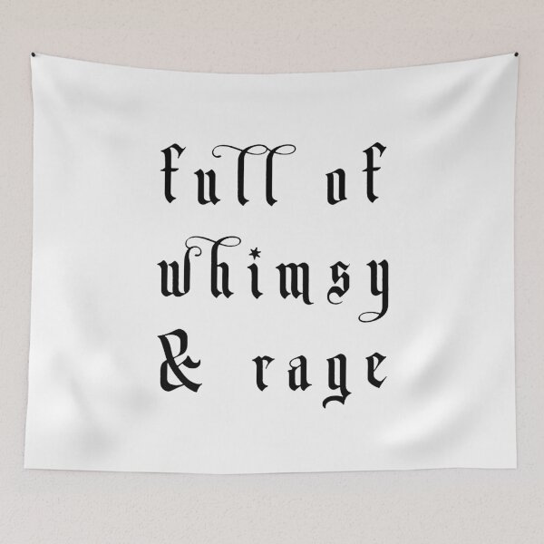Item preview, Full of Whimsy and Rage – Witchy Celestial Typography designed and sold by witchlingart.