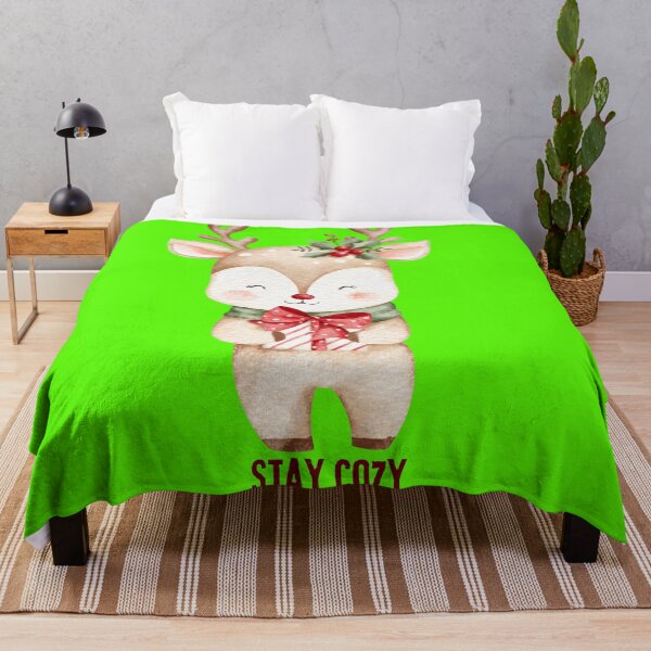 Item preview, Cute Reindeer Stay Cozy Winter - Christmas Holiday Gift designed and sold by stormk10.