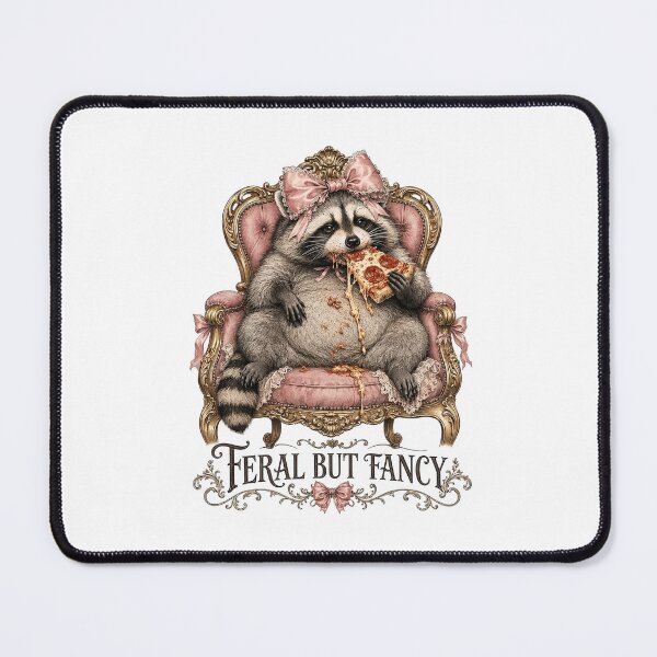 Item preview, Funny Raccoon Feral But Fancy Coquette Trashcore Graphic Design designed and sold by CoolCrazyChaos.
